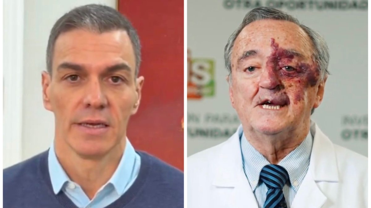 Pedro Sánchez y el doctor Mariano Barbacid