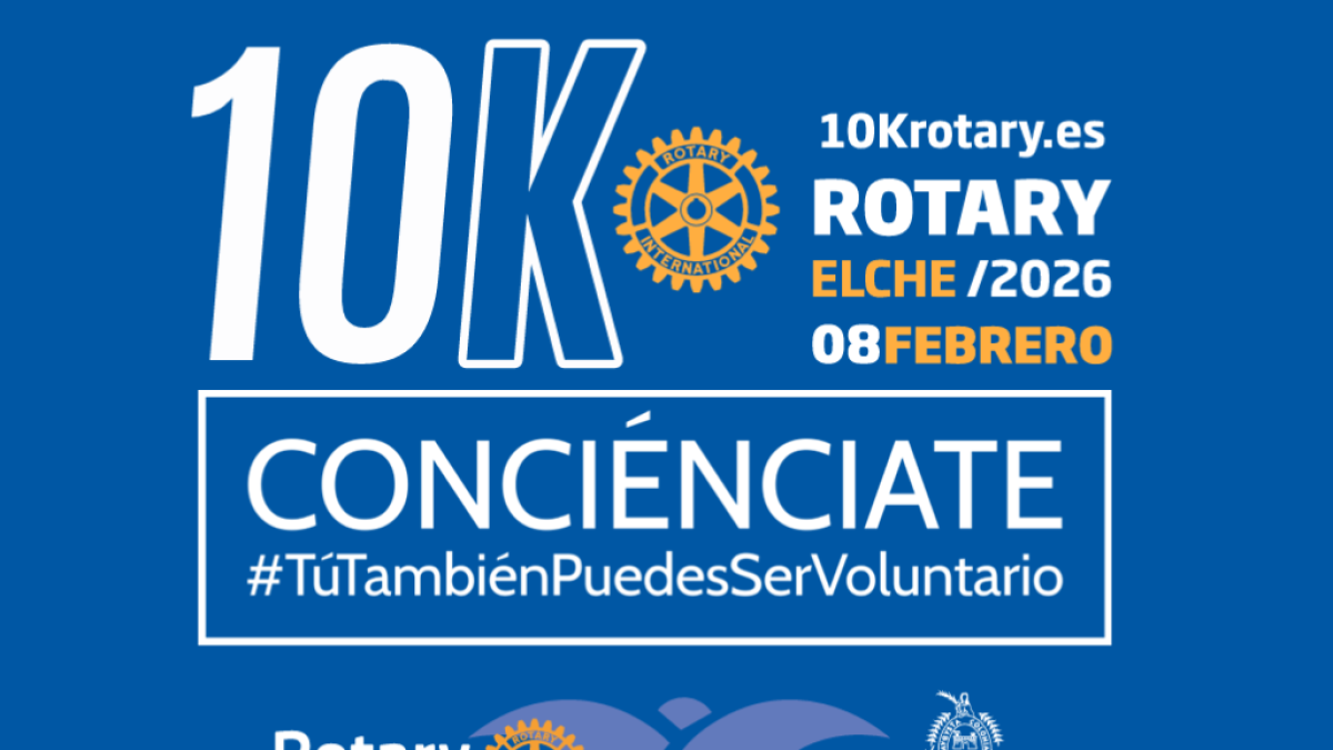 Carte de las 10K del Rotary Elche.