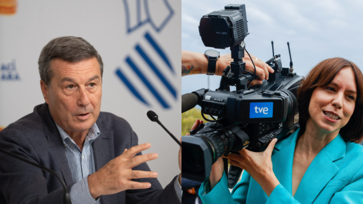 El conseller de Sanidad, Marciano Gómez y la ministra de Ciencia, Diana Morant