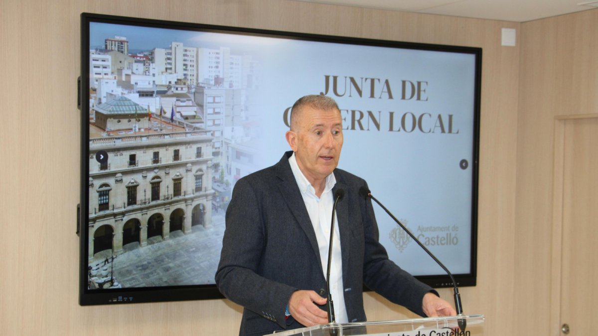 El portavoz del gobierno municipal, Vicente Sales