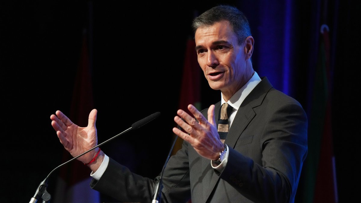 El presidente del Gobierno, Pedro Sánchez, clausura el VIII Congreso Nacional de Industria, a 5 de febrero de 2026, en Bilbao, País Vasco (España). CONGRESO
05/2/2026