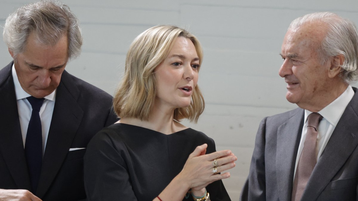Marta Ortega, en el Patronato de la Galería de las Colecciones Reales en Madrid.