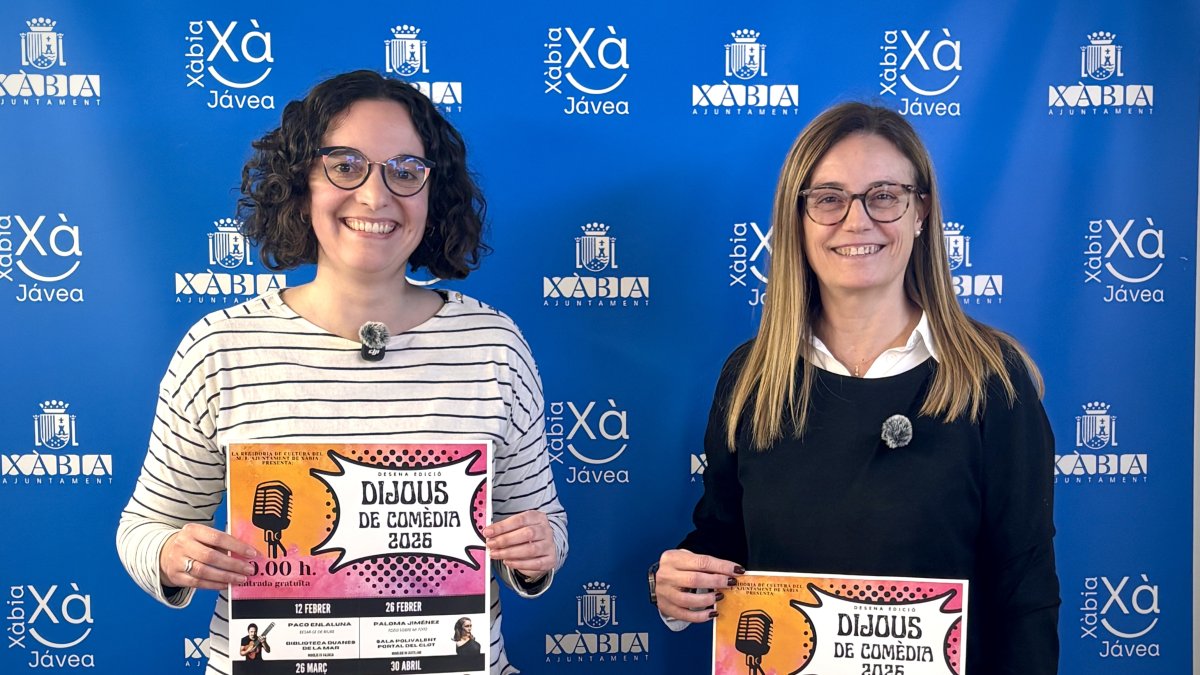 La concejala de Cultura, Mavi Pérez, junto a Irene Buigues presentaron la décima edición de