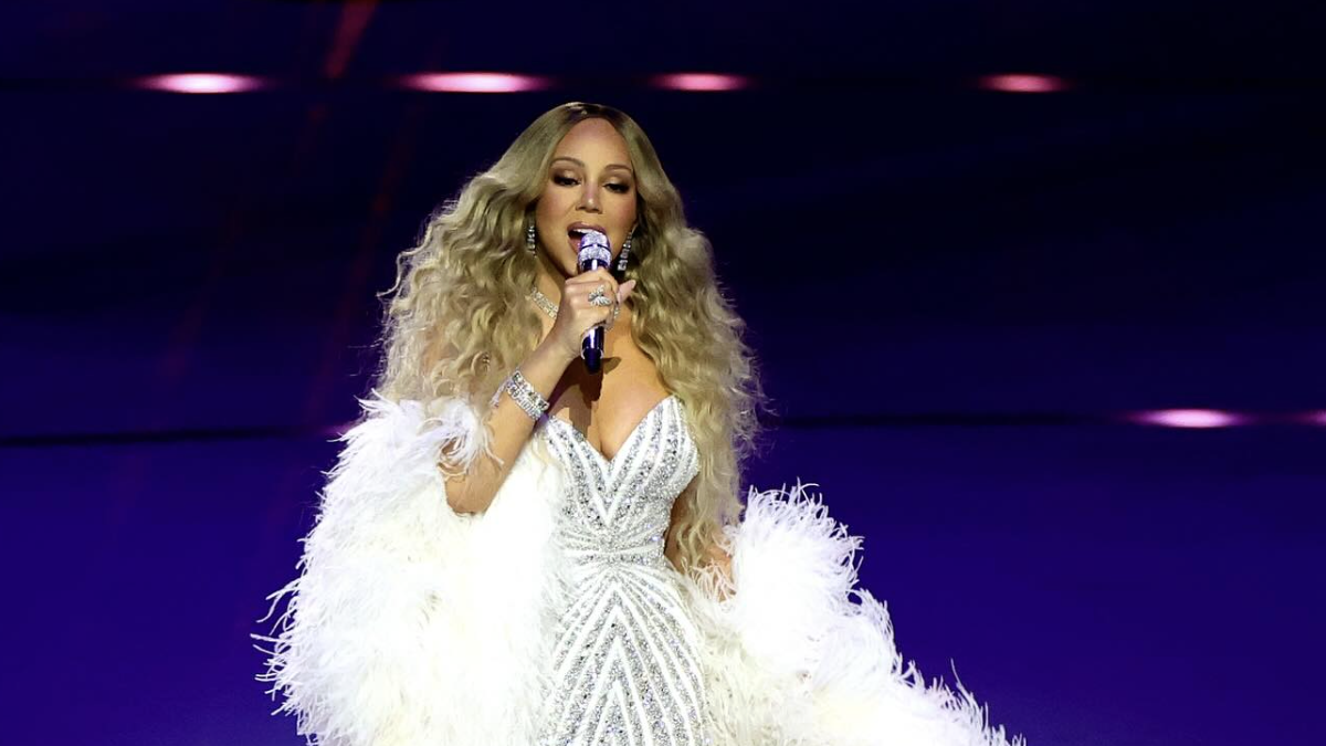 Mariah Carey, en los Juegos Olímpicos de Invierno.