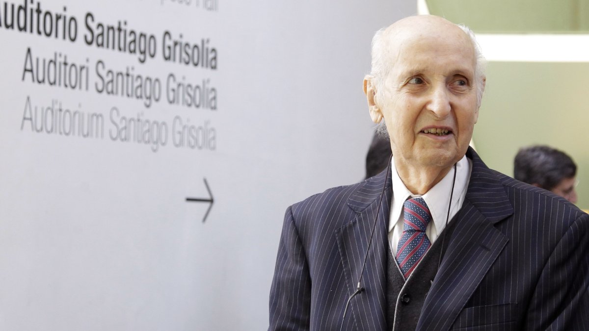 El científico Santiago Grisolía, (Valencia,1923-2022) 