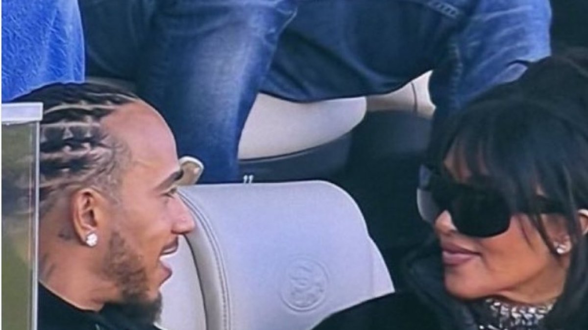 Kim Kardashian y Lewis Hamilton