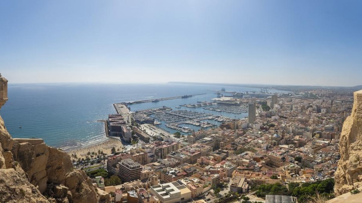 Vista panorámica de Alicante.