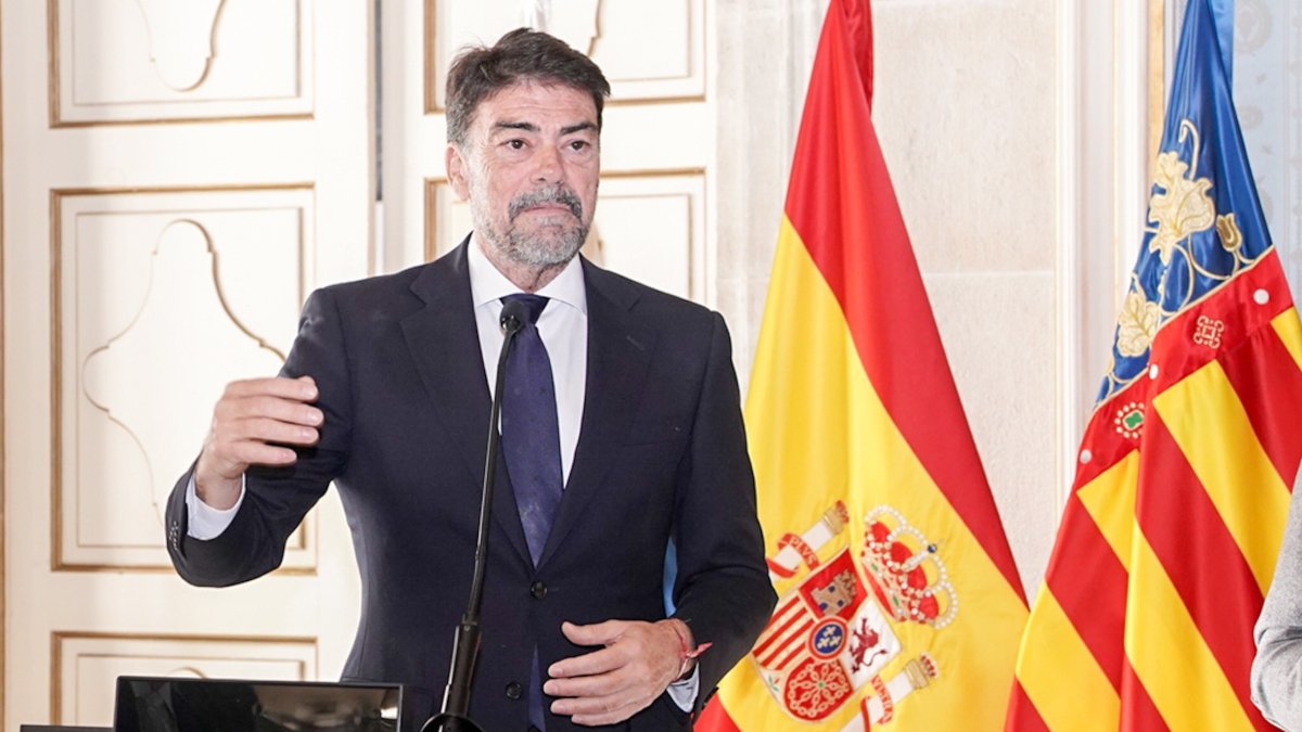 El alcalde de Alicante, Luis Barcala, en una imagen de archivo.