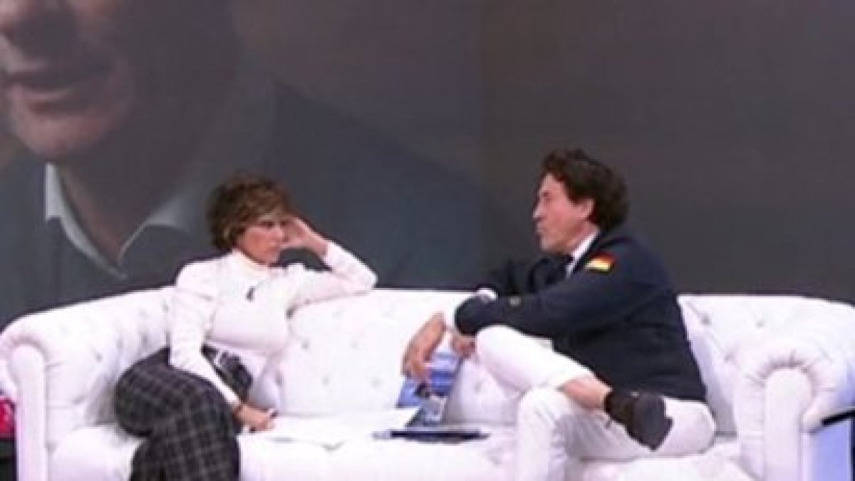 Sonsoles Ónega con Álvaro de Marichalar en su programa de Antena 3.