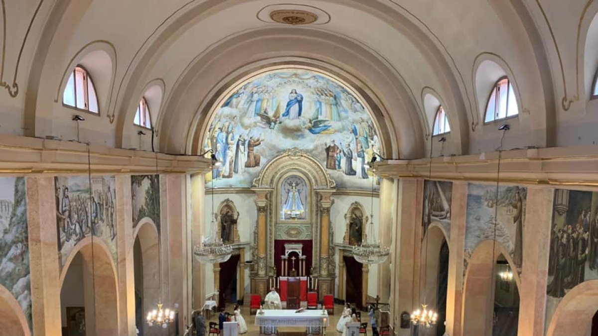 Interior de la iglesia Nuestra Señora de Monte-Sión de Torrent, que acogerá los conciertos de