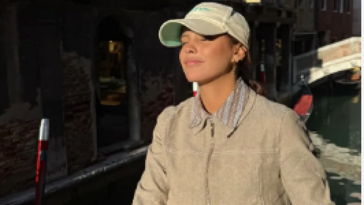 Gloria Camila y su mensaje desde una góndola.