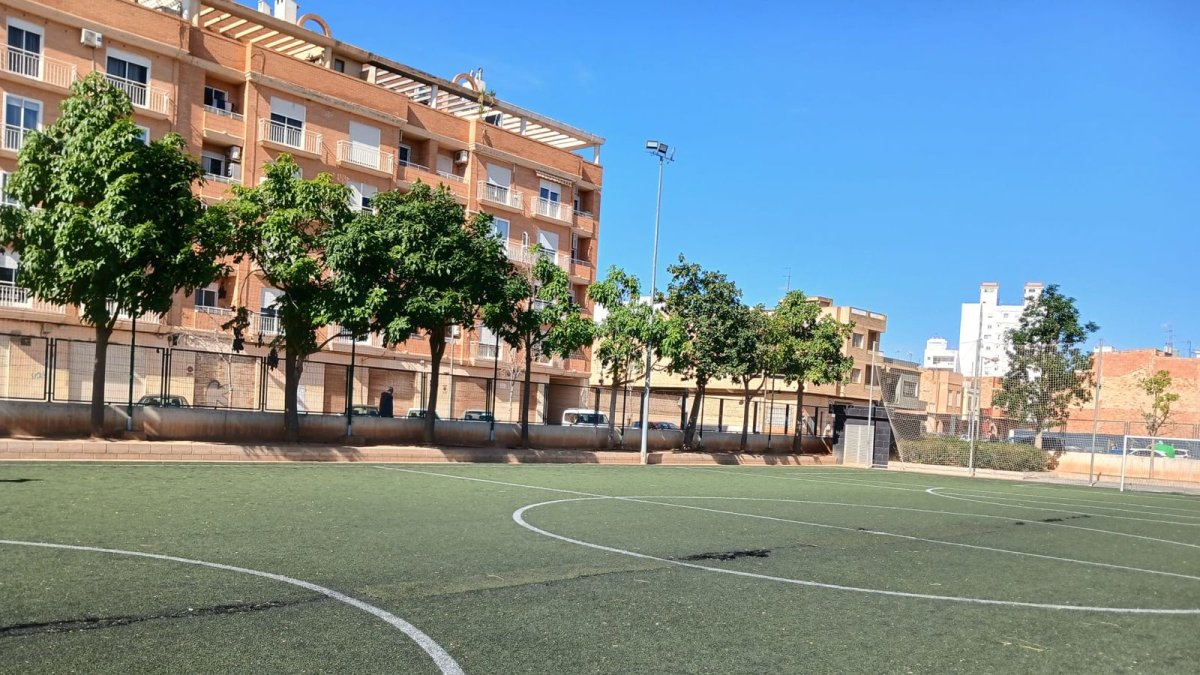 Campo de fútbol del polideportivo municipal La Balaguera de Albal