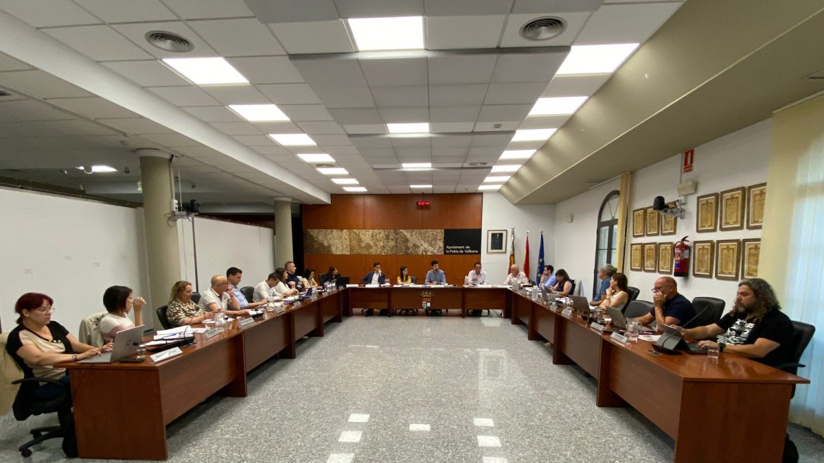 Pleno de la Pobla de Vallbona.