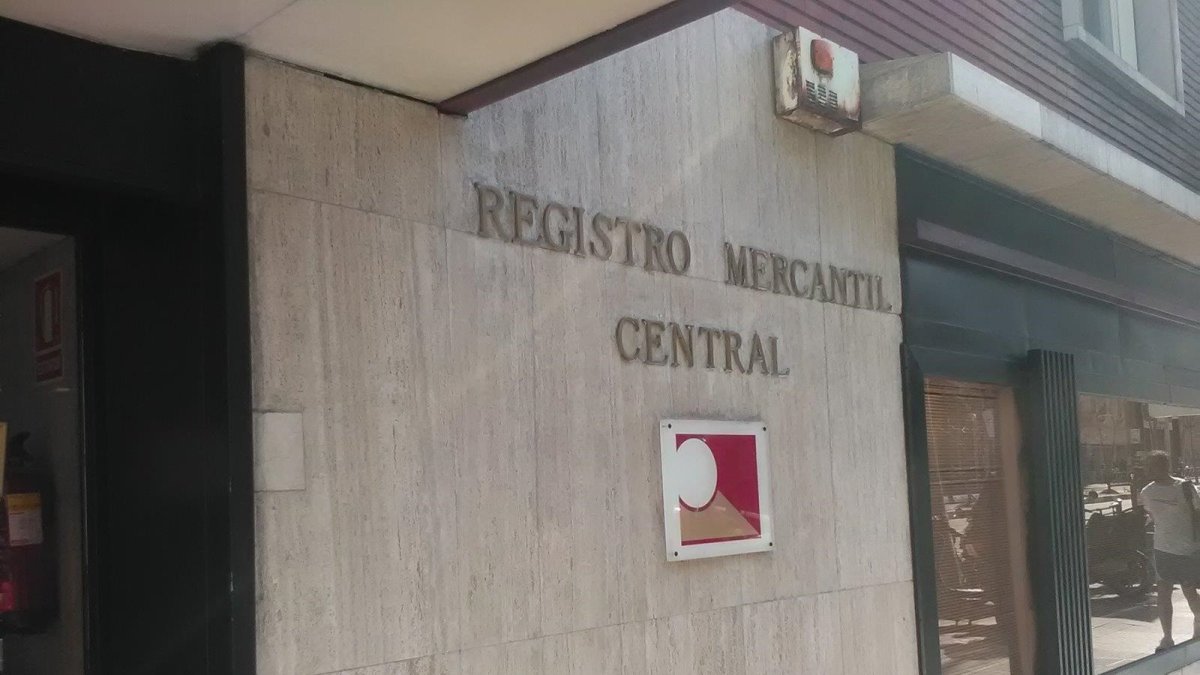 Imagen de archivo del Registro Mercantil Central.
EUROPA PRESS
13/7/2020