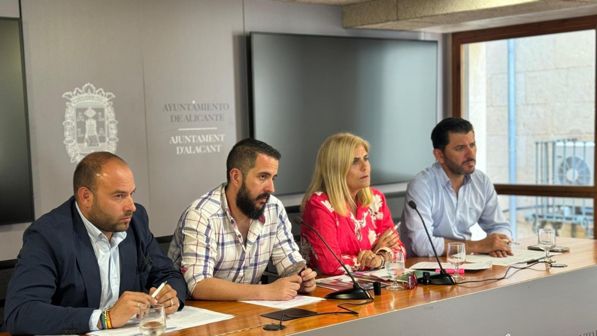 Concejales de Vox en Alicante.