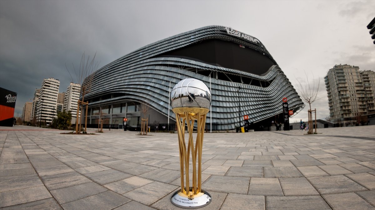 El trofeo de la Copa del Rey