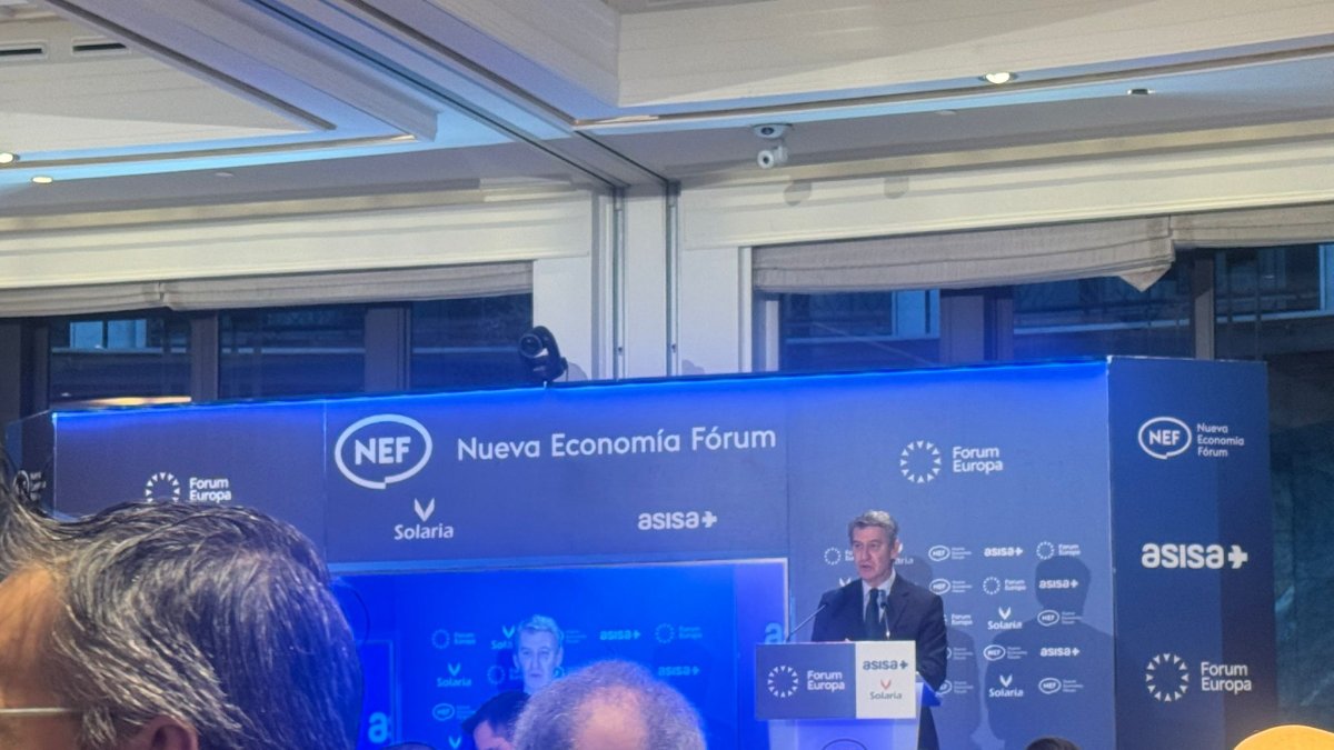 El presidente del PP, Alberto Núñez Feijóo