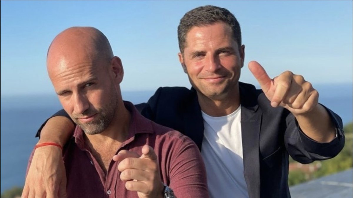 Gonzalo Miró junto a Borja Cabezón, en el instagram de este último