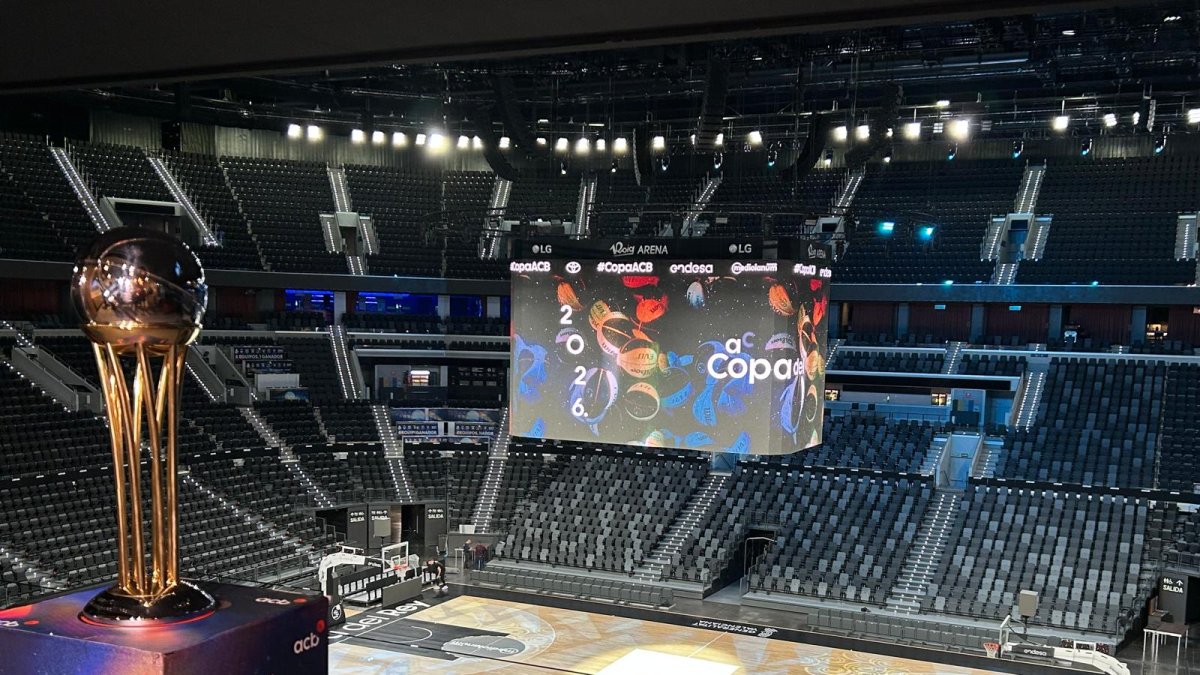 El Roig Arena última los detalles para la celebración de la Copa del Rey de Baloncesto