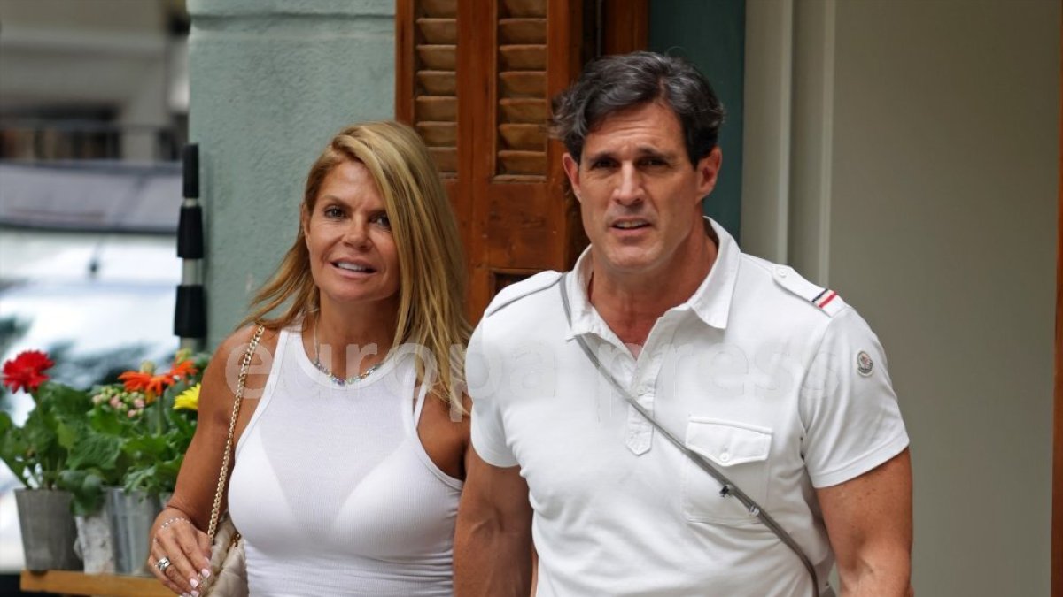 Makoke y su novio Gonzalo.