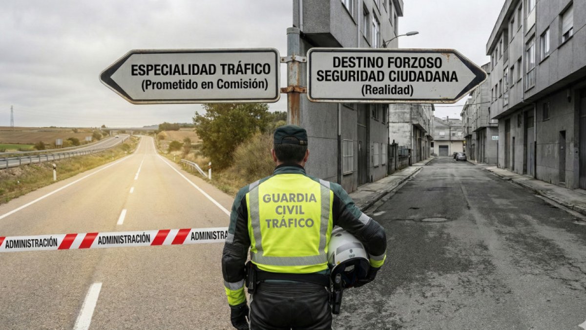 Guardia Civil de tráfico.