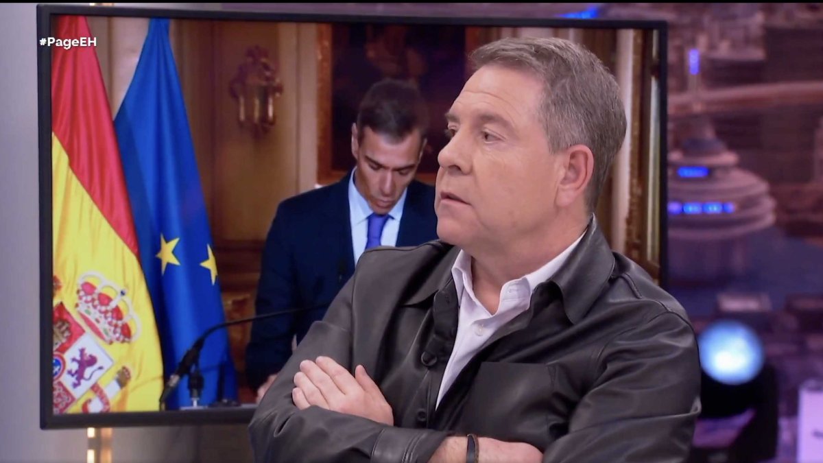 El presidente de Castilla-La Mancha, Emiliano García-Page, en El Hormiguero