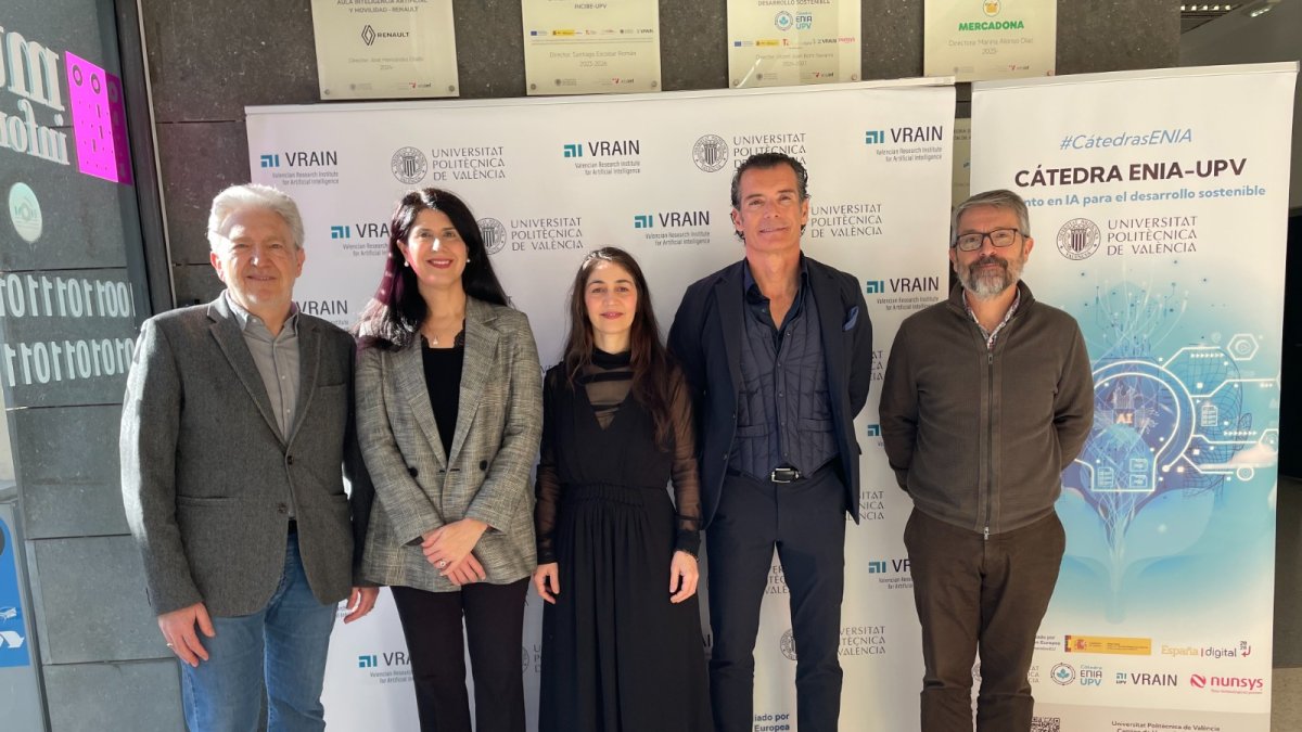 Los premios TFG y TFM de la Cátedra ENIA-UPV galardonaron la innovación académica con IA