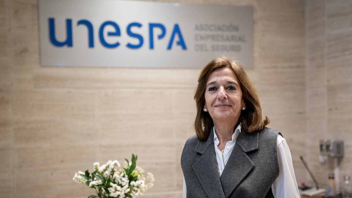 La presidenta de UNESPA, Mirenchu del Valle Schaan.
A. Pérez Meca / Europa Press
02 FEBRERO 2024