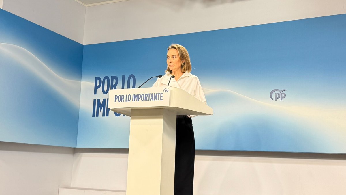 La diputada nacional del Partido Popular, Cuca Gamarra
