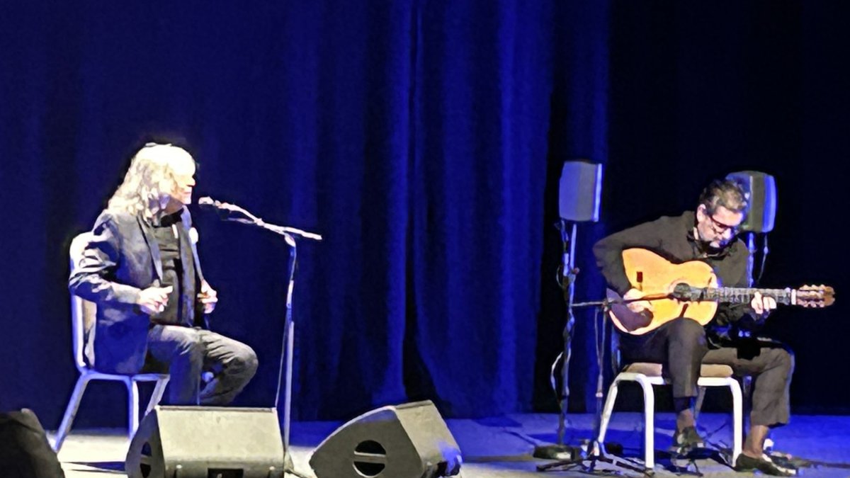 Un momento de la actuación de José Mercé en L'Auditori de La Nucía.