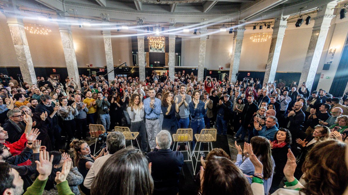 Acto de refundación de las izquierdas en Madrid