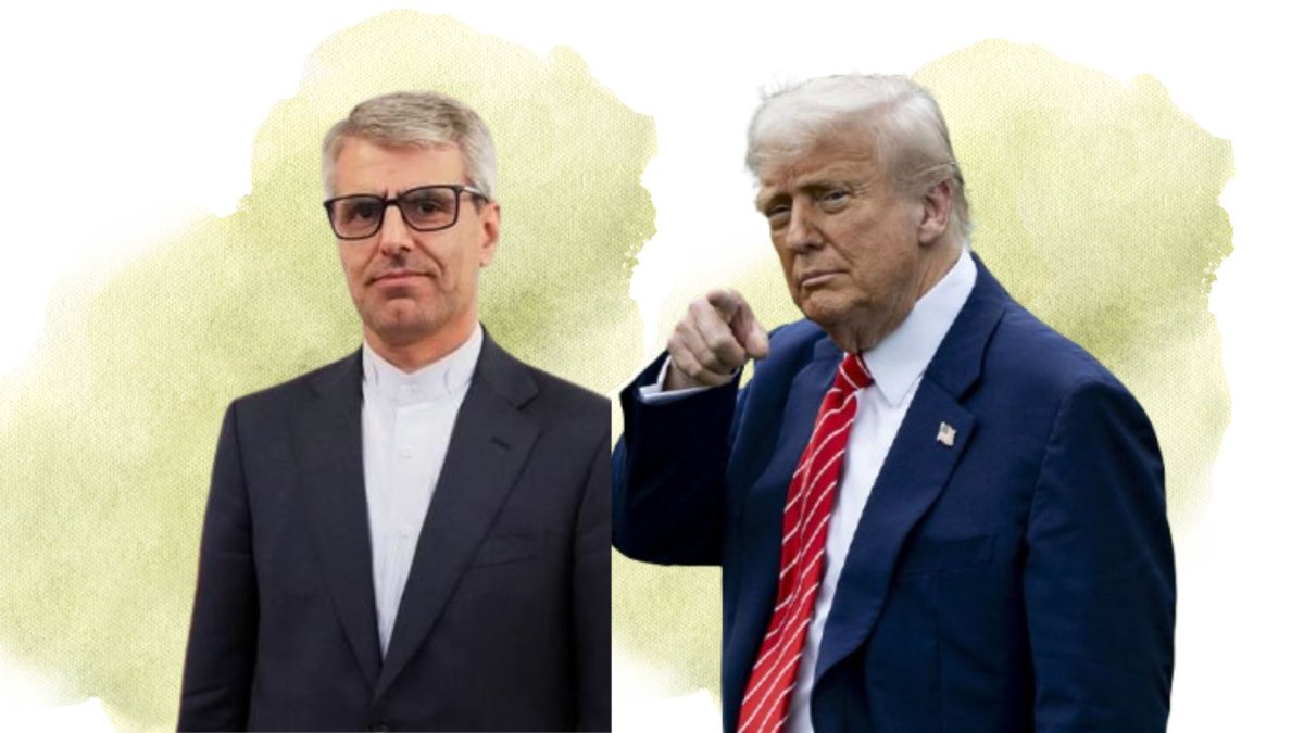 Trump y Esmaeil Baqaei