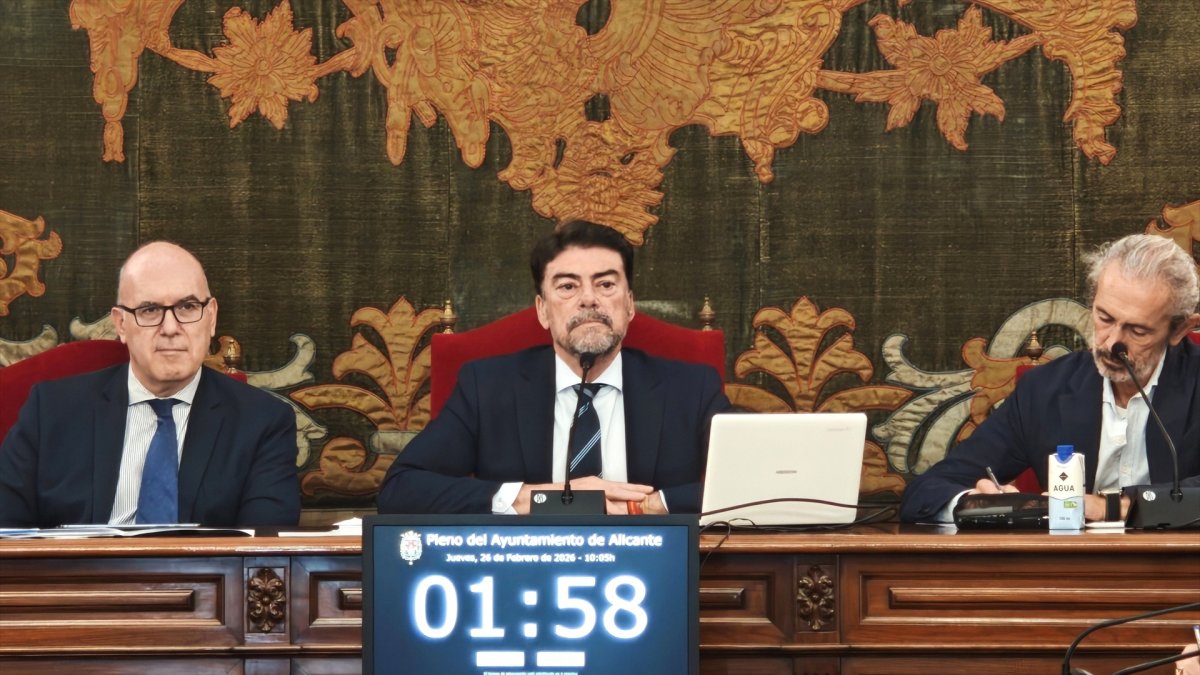 El alcalde de Alicante, Luis Barcala