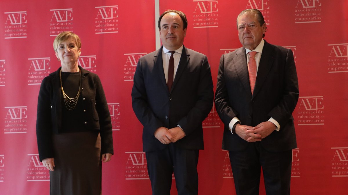 El presidente Juanfran Pérez Llorca en el pleno de AVE