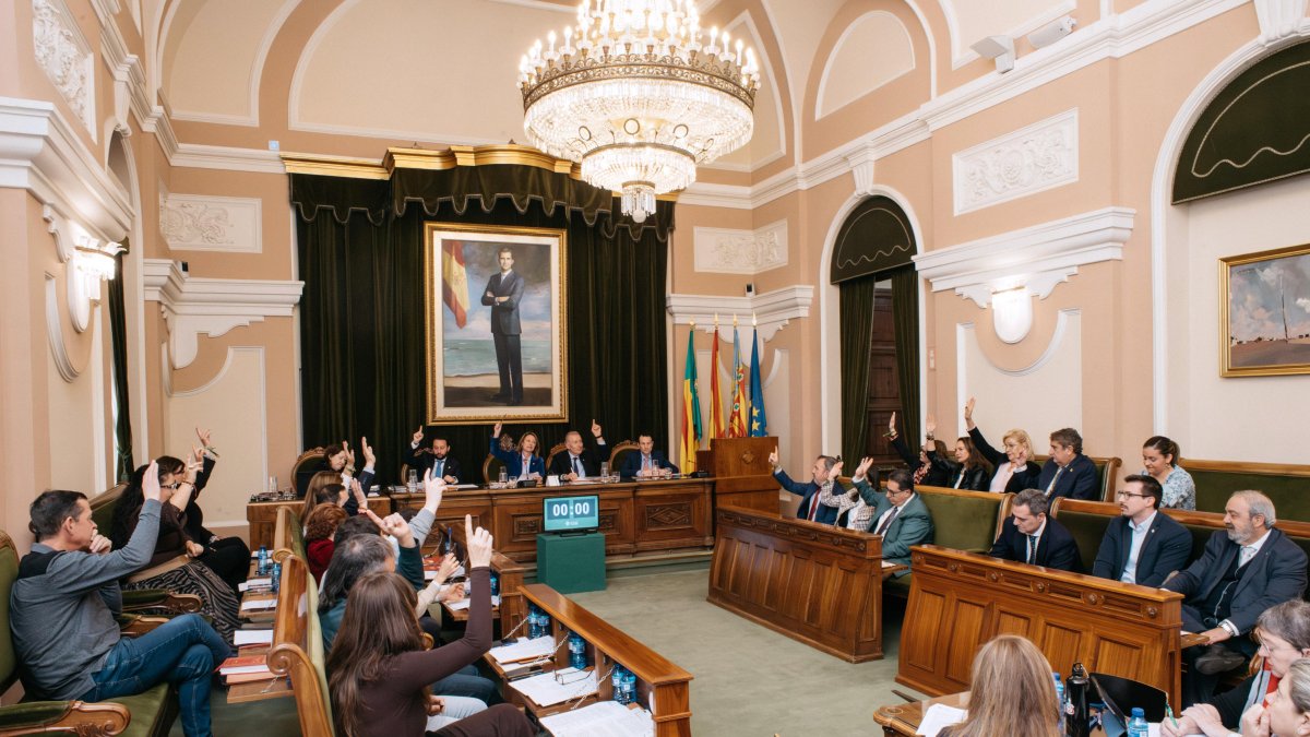 Imagen pleno de febrero Ayuntamiento de Castellón