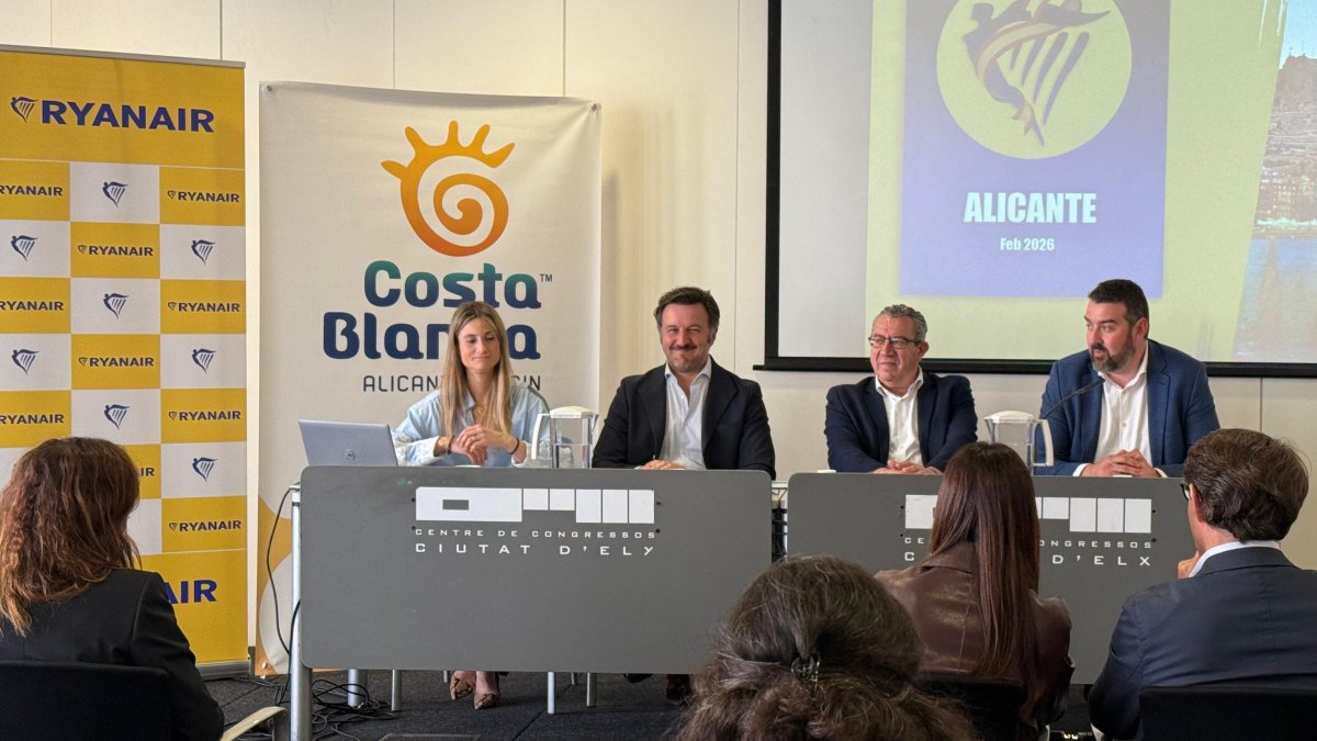 Acto de presentación de la programación de verano 2026 de Ryanair.