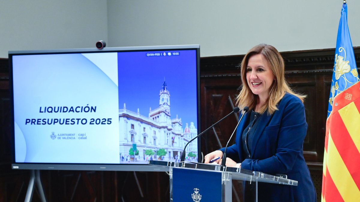 La alcaldesa de Valencia, María José Catalá