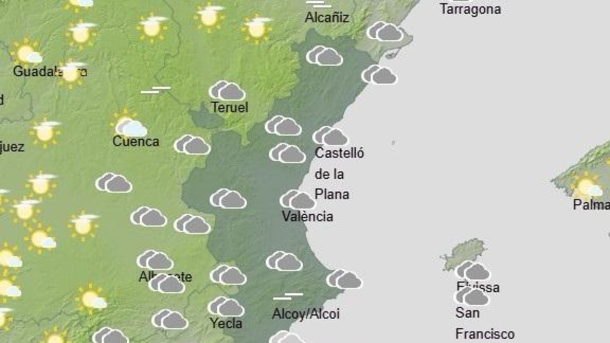 El tiempo para hoy 2/3/2026