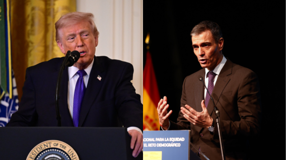 Donald Trump y Pedro Sánchez