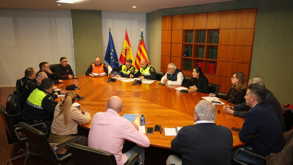 Reunión técnica de seguridad en Torrent.