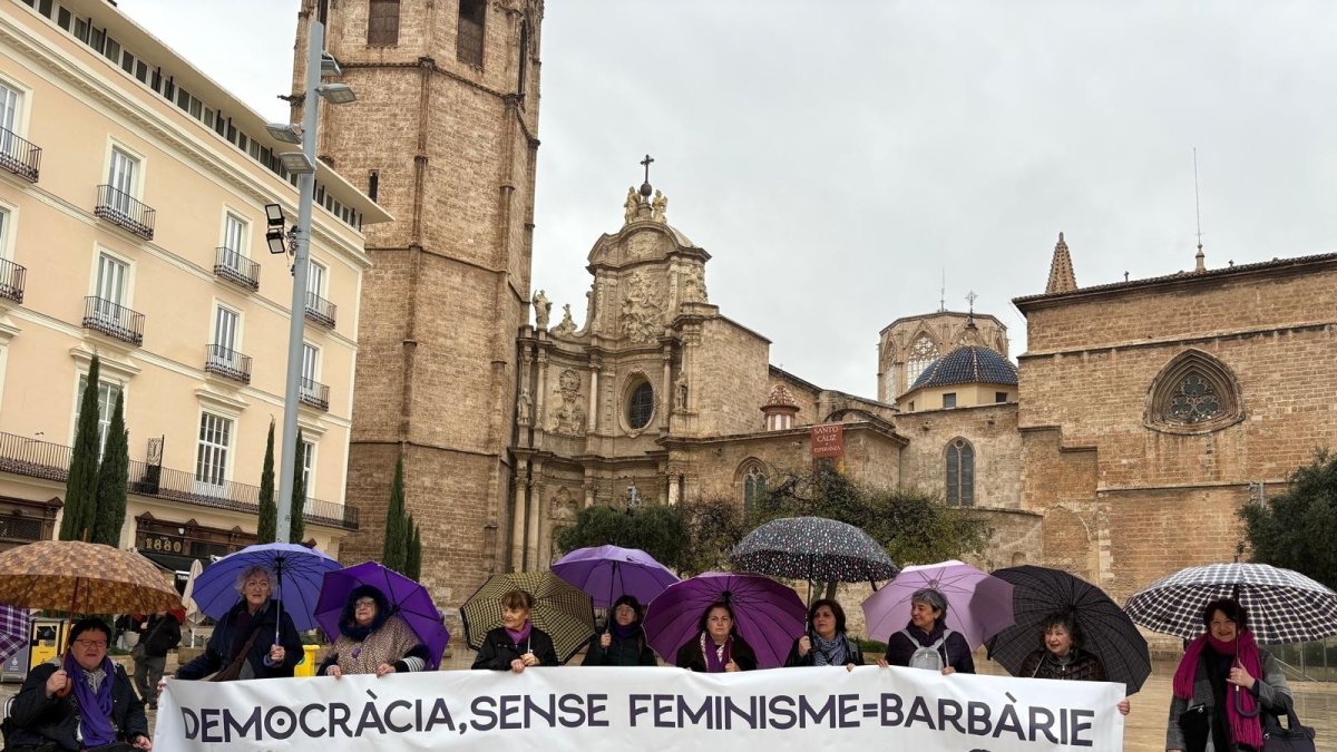 Presentación del lema de la Coordinadora Feminista de Valencia para la marcha del 8M
EUROPA PRESS
05/3/2026