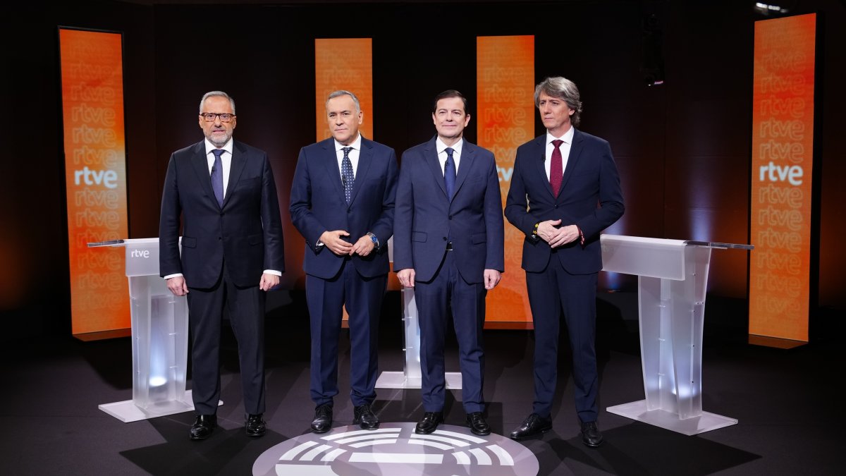 Imagen del primer debate electoral en CyL en 2026 05/3/2026