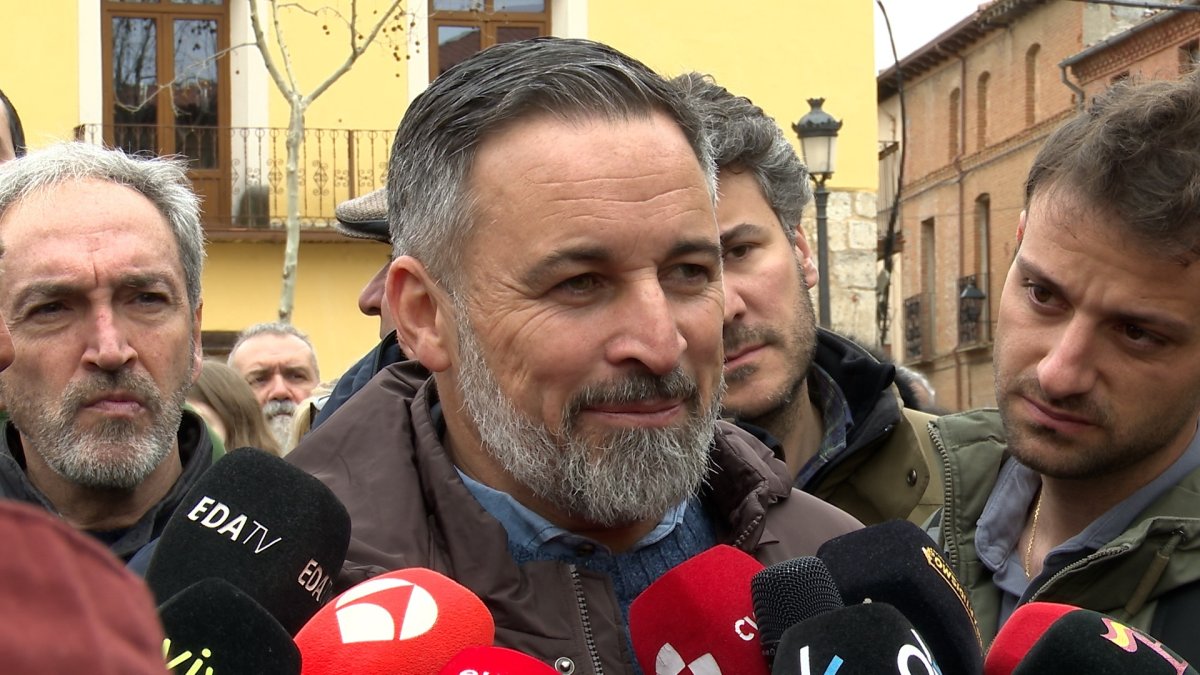 Abascal, durante su atención a los medios.

EUROPA PRESS
06/3/2026