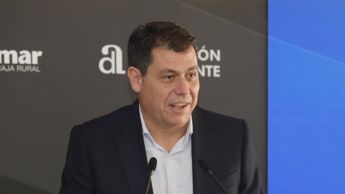 El presidente de CEV Alicante, César Quintanilla, en una imagen de archivo.