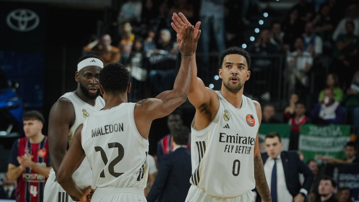 La sección de baloncesto, en horas bajas
