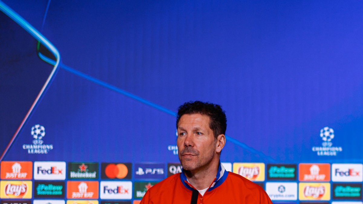 Simeone en rueda de prensa