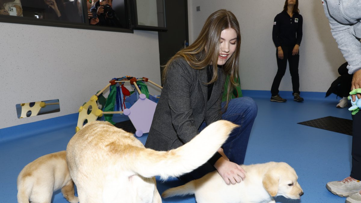 La Infanta Sofía, en los Once del Perro Guía (FOPG), este enero.