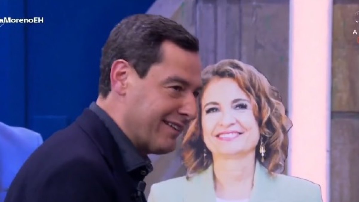 Juanma Moreno en el programa de El Hormiguero de Antena 3.