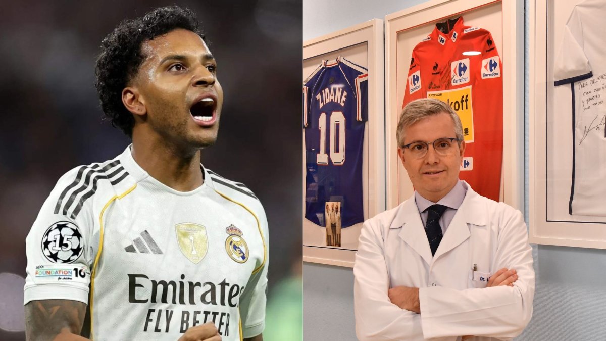 Rodrygo, operado por el doctor Manuel Leyes.