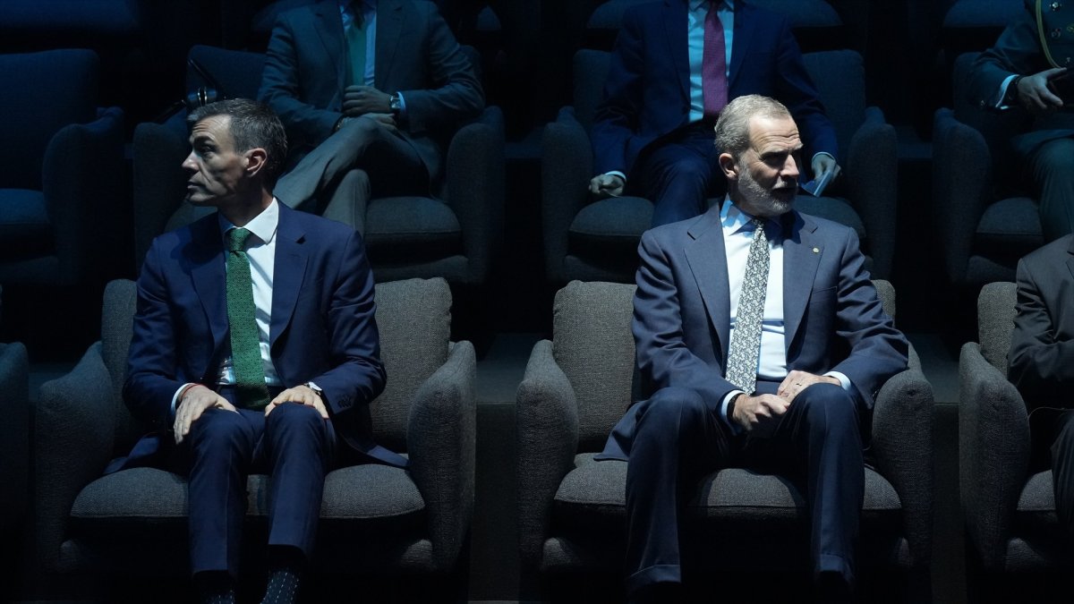 El Rey Felipe y Pedro Sánchez, en el Mobile World Congress.